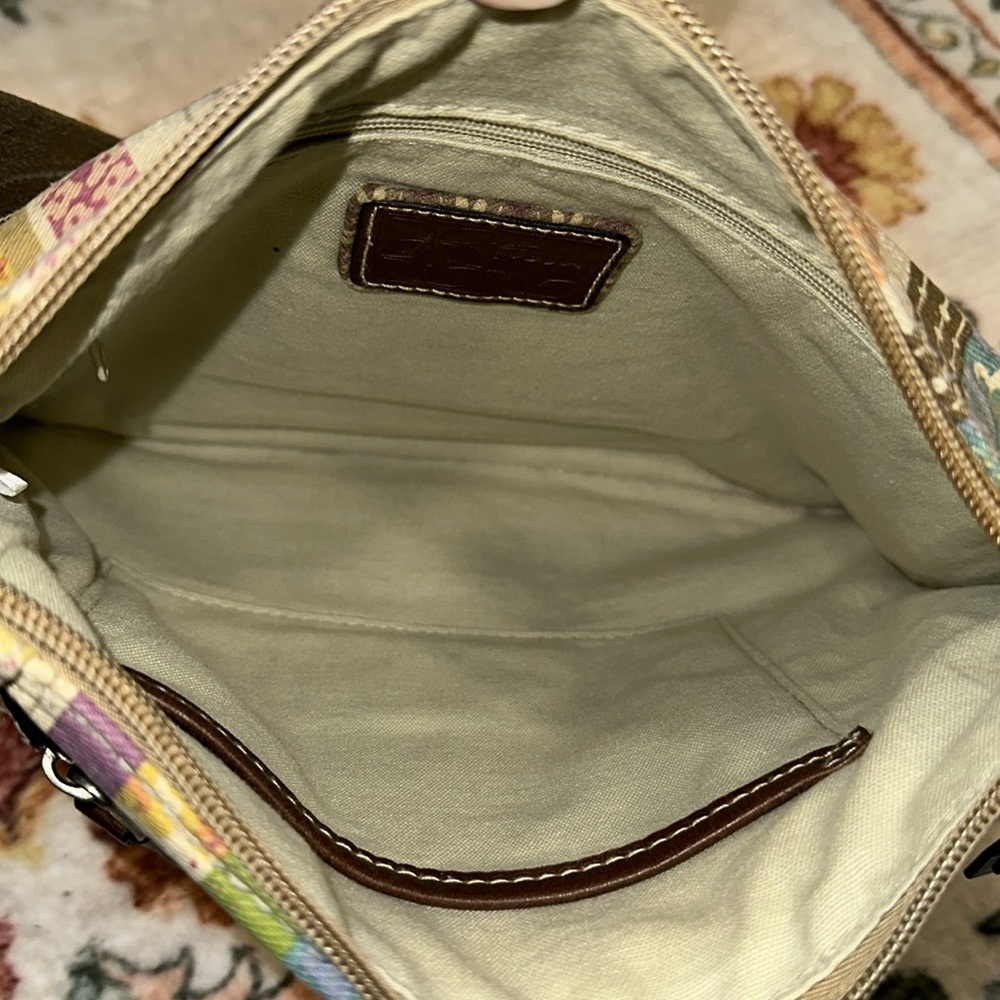 Fossil, Multicolored Striped Canvas Messenger - image 5